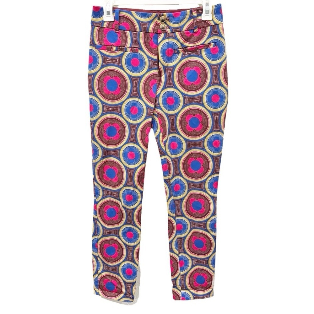 Anthropologie Pants Women's 0P Petite *ALTERED* The Essential Trousers Dopamine
